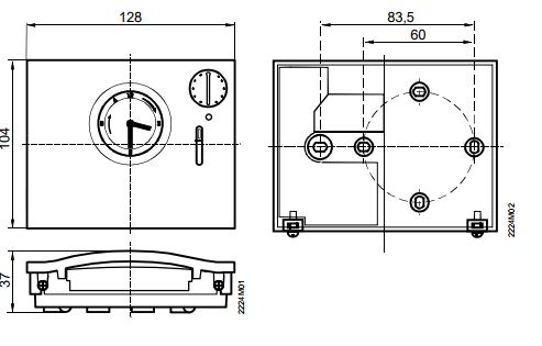Размеры Siemens RAV11.1