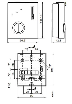 Размеры Siemens RCC30