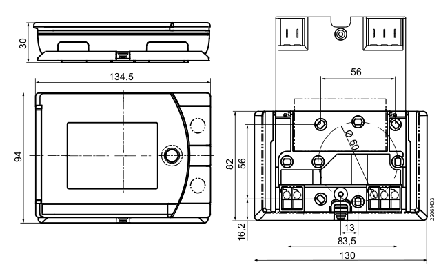 Размеры контроллера Siemens REV24DC
