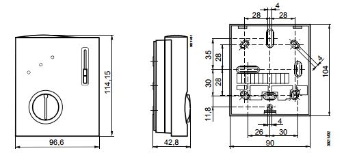 Размеры Siemens RCC20