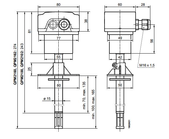 Размеры Siemens QPM2160