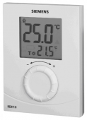 Термостат комнатный Siemens для отопления/охлаждения, с большим дисплеем RDH10M