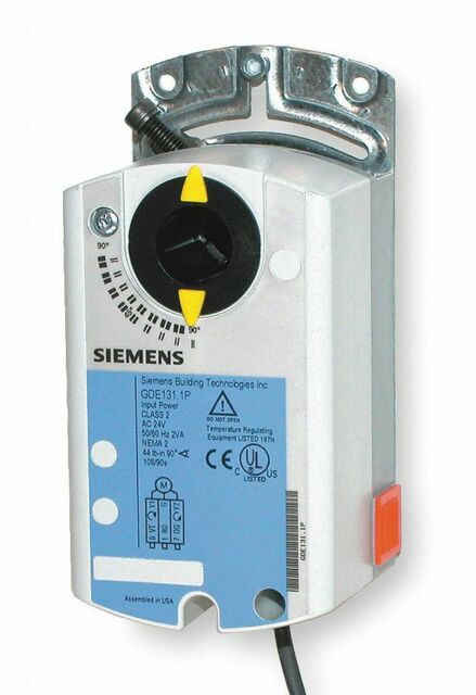 Приводы Siemens для воздушных заслонок и газовых клапанов по доступным ценам